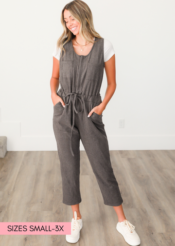 Meilani Charcoal Jumpsuit
