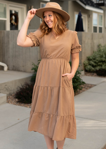 Minette Brown Dress