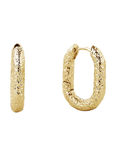 Neda 14K Gold/White Gold Dipped Earring