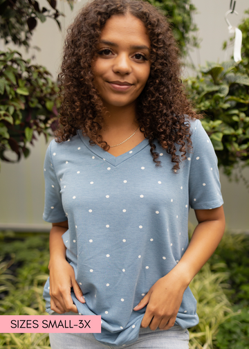 Presley Chambray Top