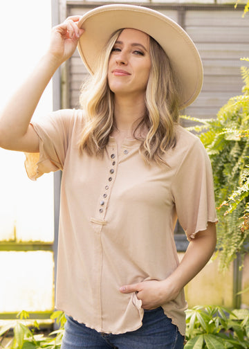 Rhea Beige Top