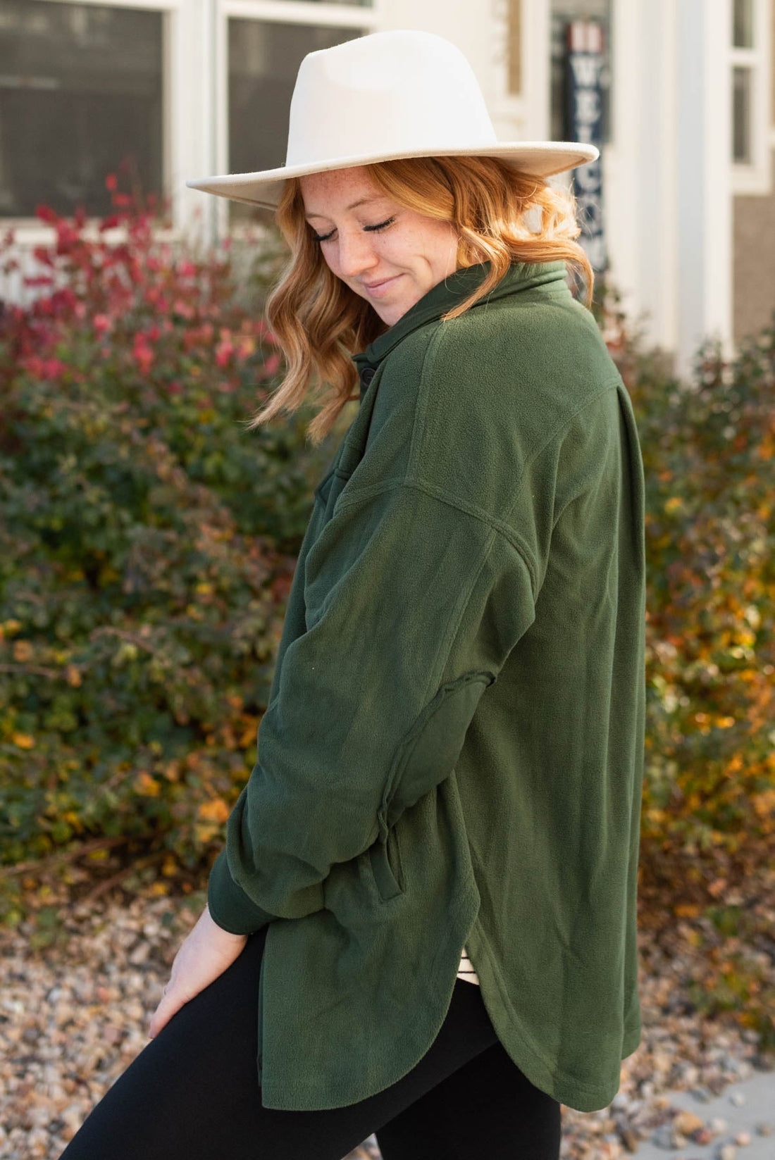 Shauna Army Green Shacket