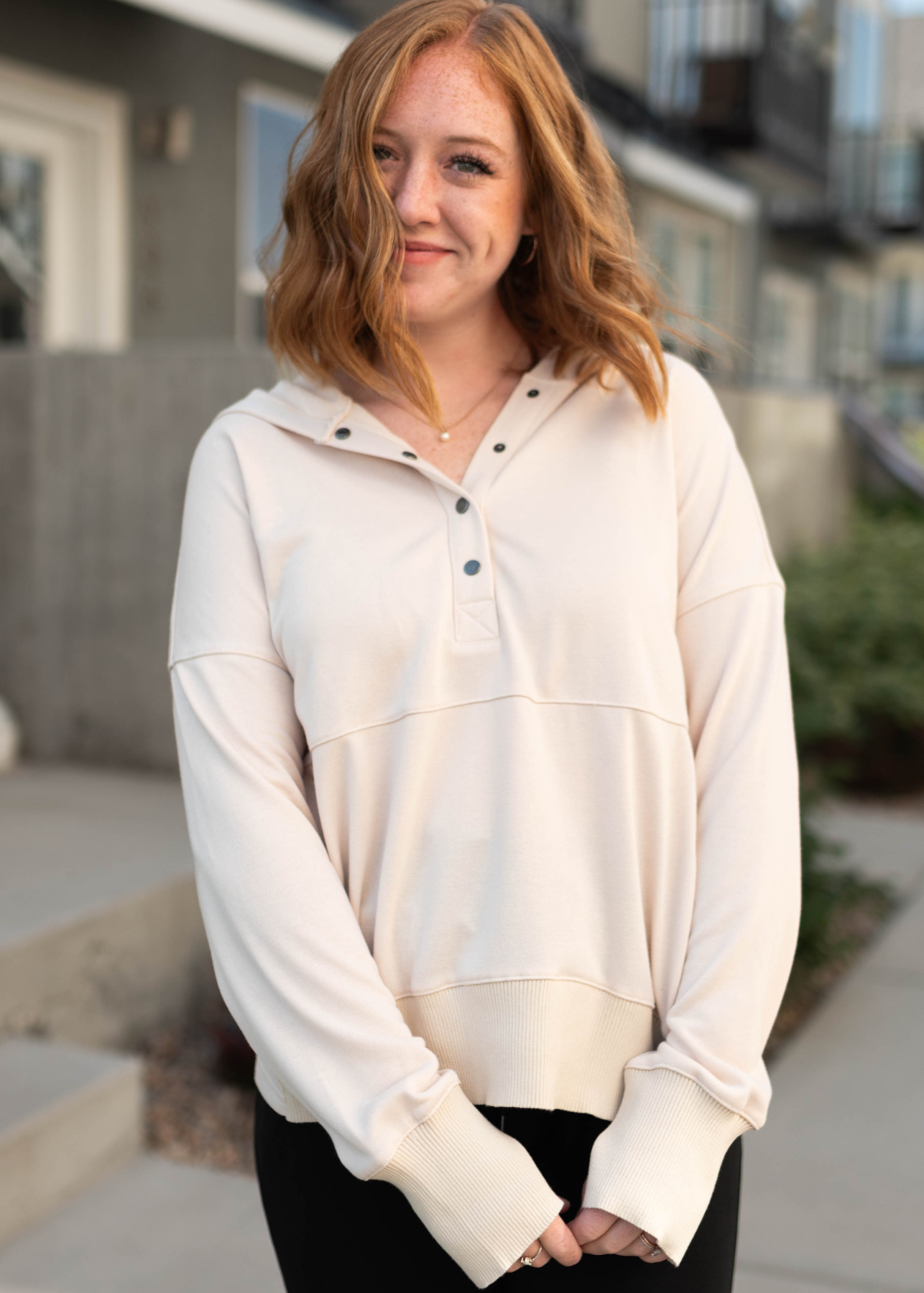 Sheena Oatmeal Hoodie