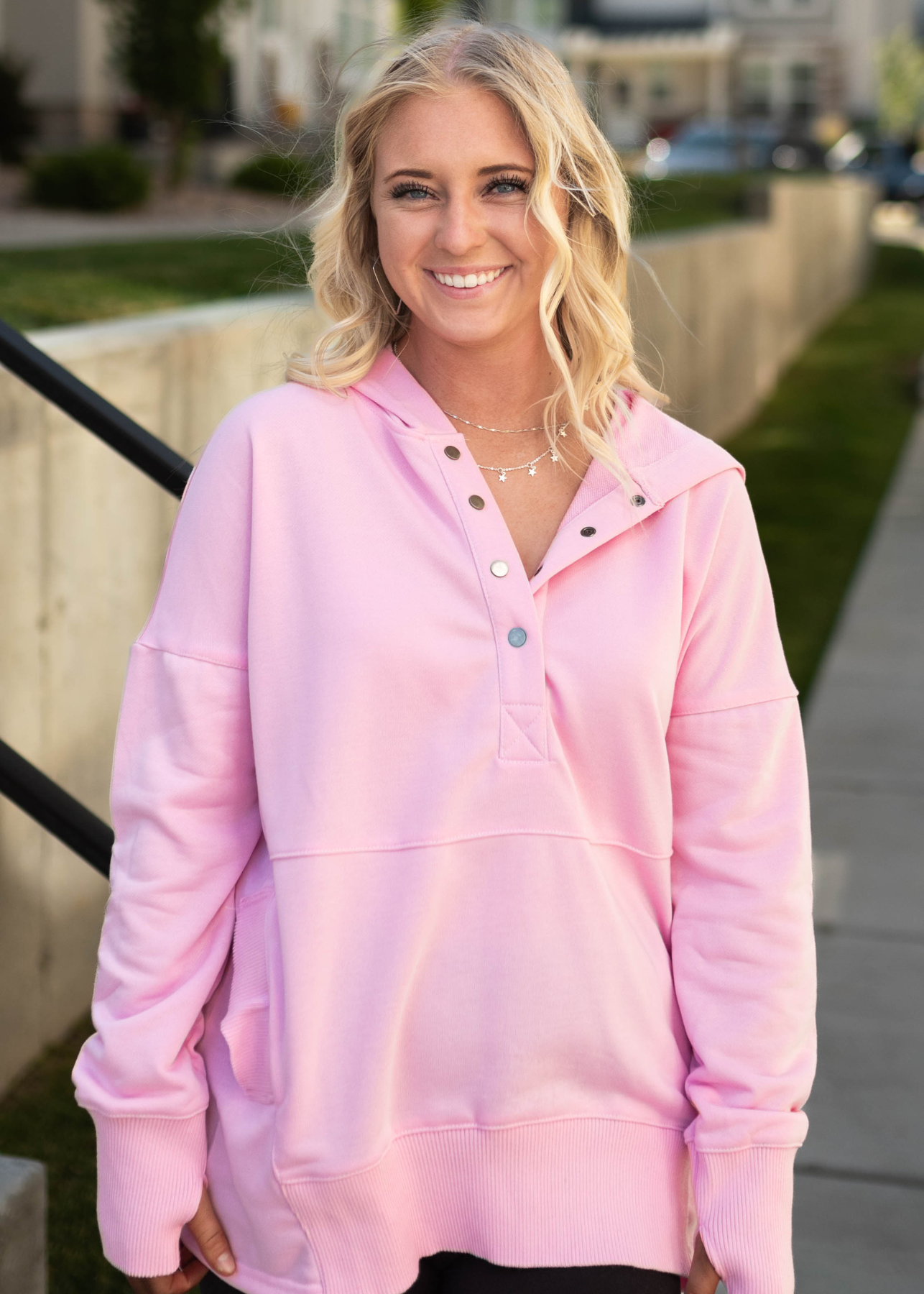 Sheena Pink Hoodie