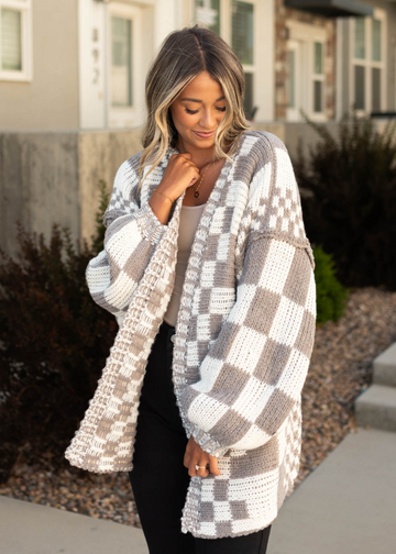 Sherri Mocha Cardigan