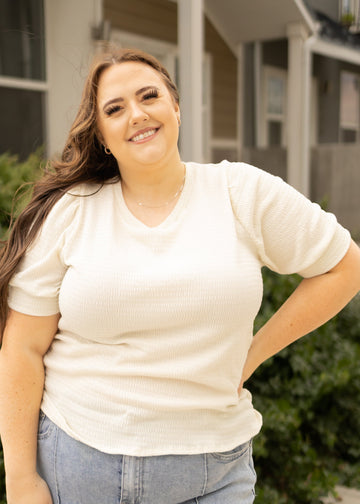 Shyla Cream Top