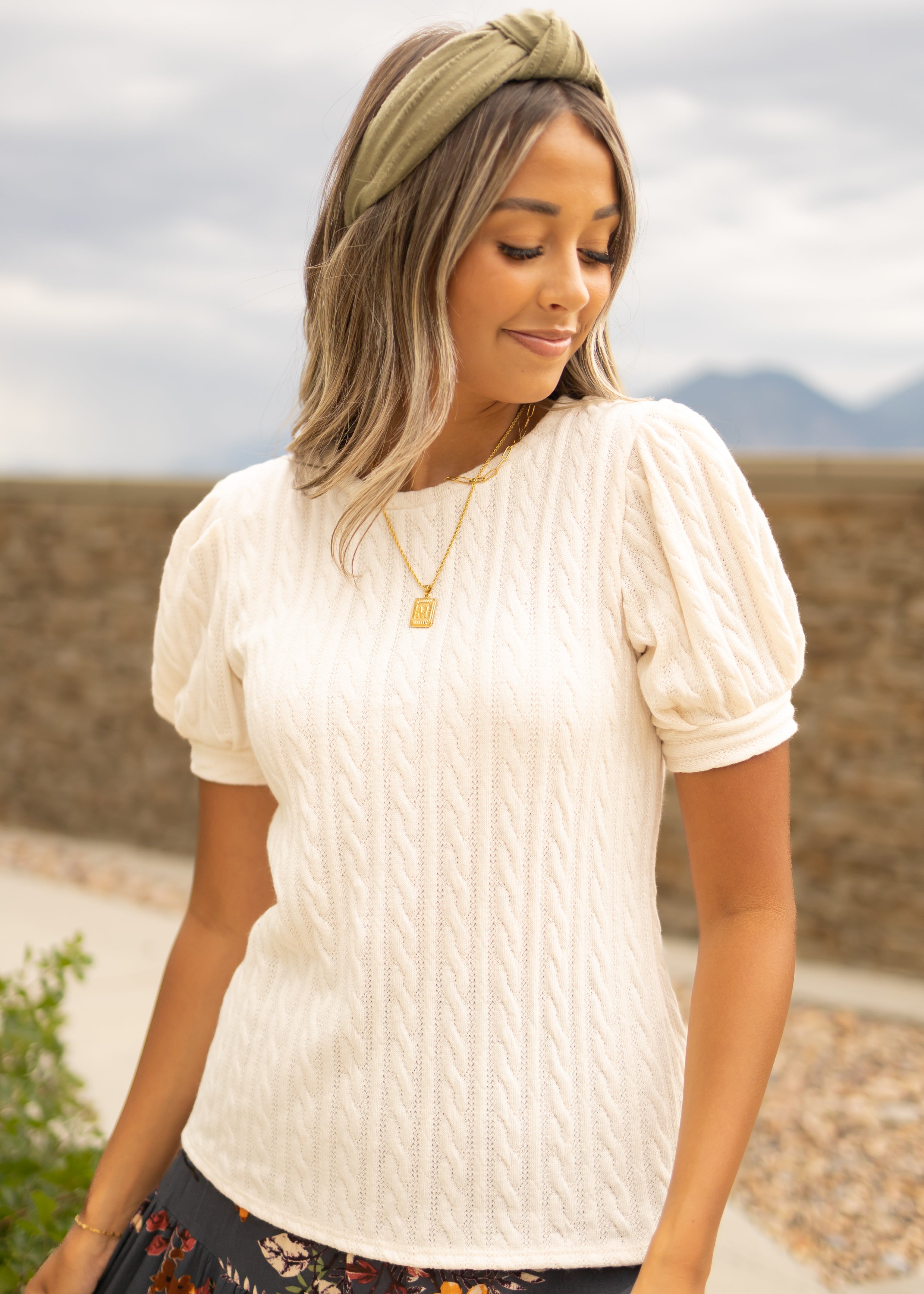 Sicily Cream Top