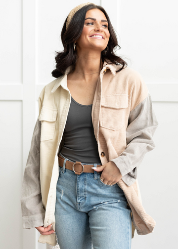 Taelyn Ivory Shacket