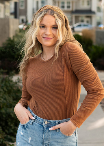 Tessa Brown Bodysuit