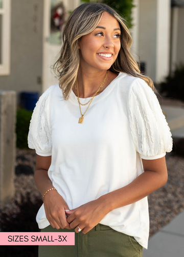 Tyra White Top
