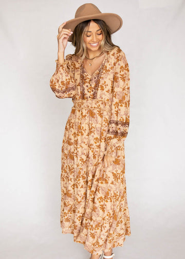 Verona Camel Dress