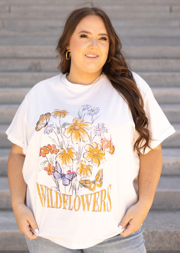 Wildflowers White Tee