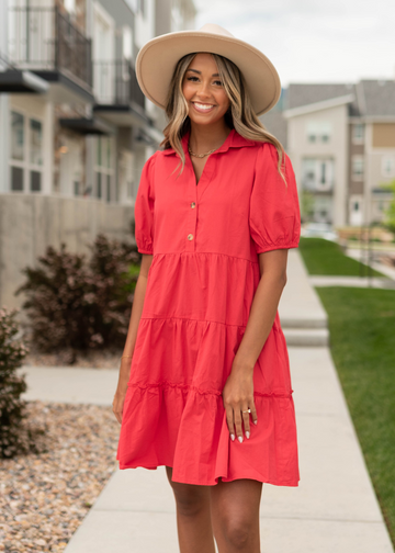 Zayla Red Dress