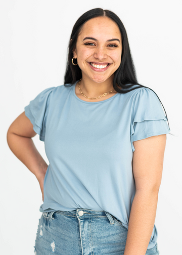 Emery Blue Top