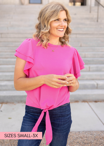 Odelia Fuchsia Top