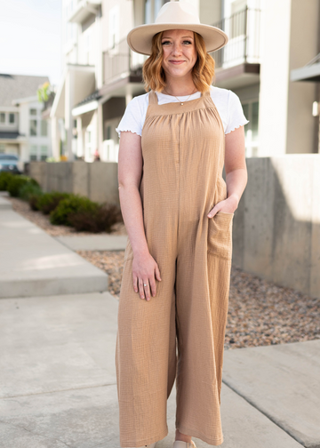 Bellamy Taupe Jumpsuit