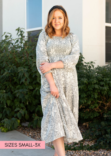 Annette Floral Dress
