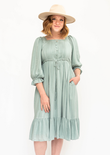 Sara Vintage Seafoam Dress