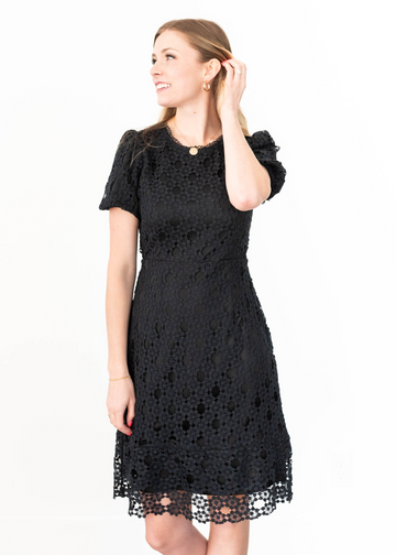 Bridget Black Lace Dress