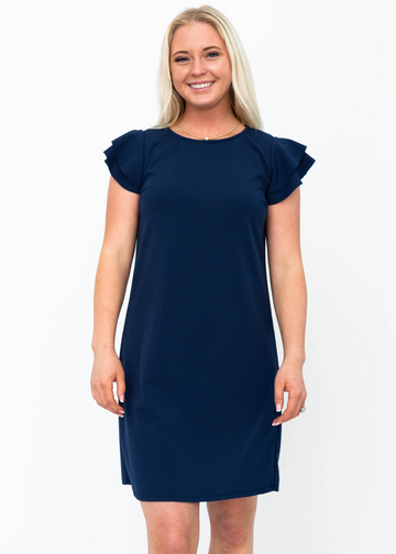 Katrina Navy Dress