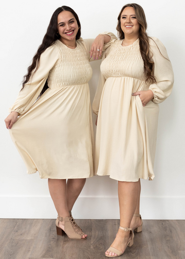 Breesa Cream Dress