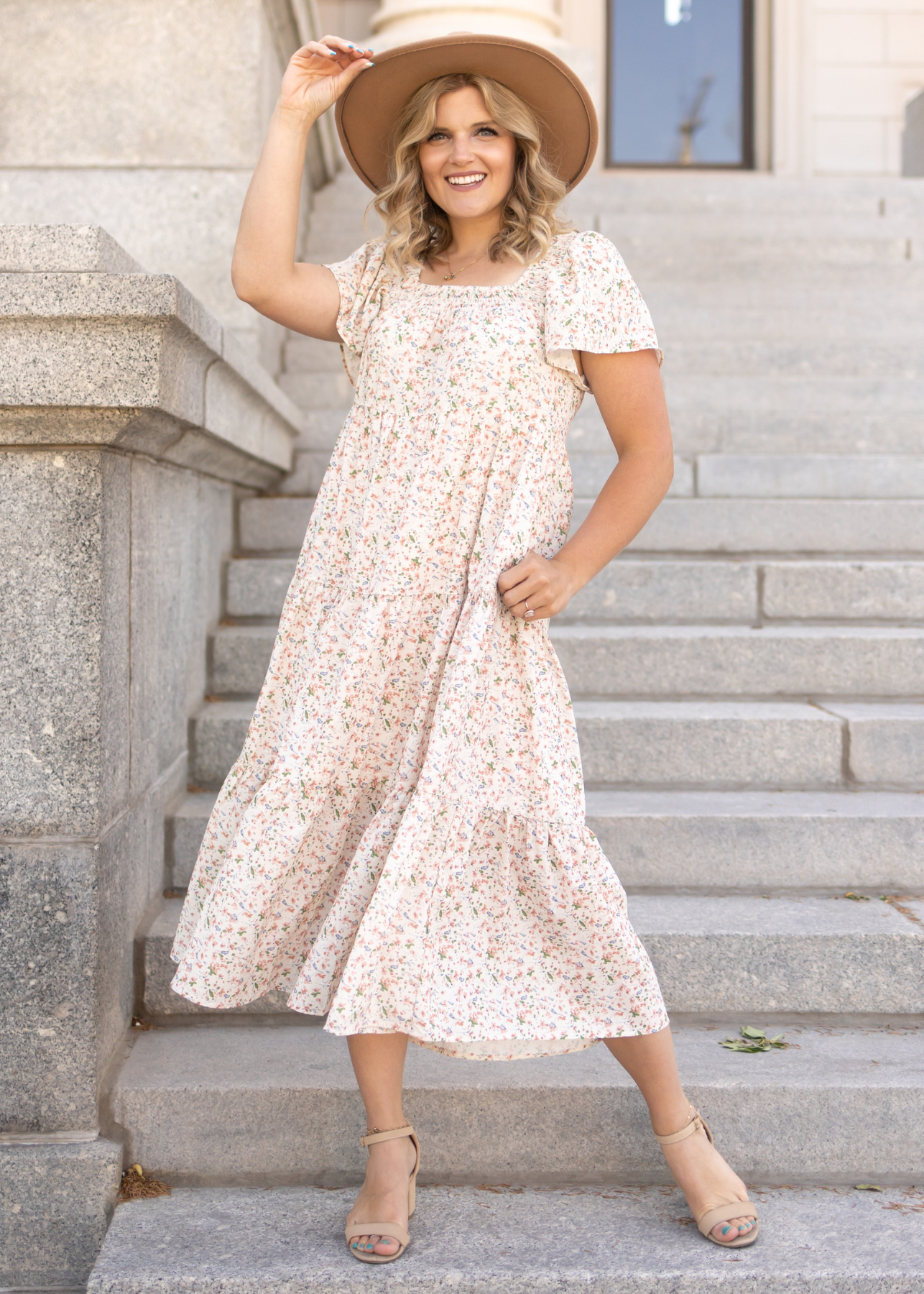 Theodosia Cream Dress