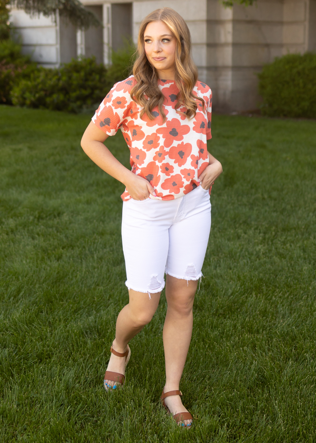 Penny Vermillion Top