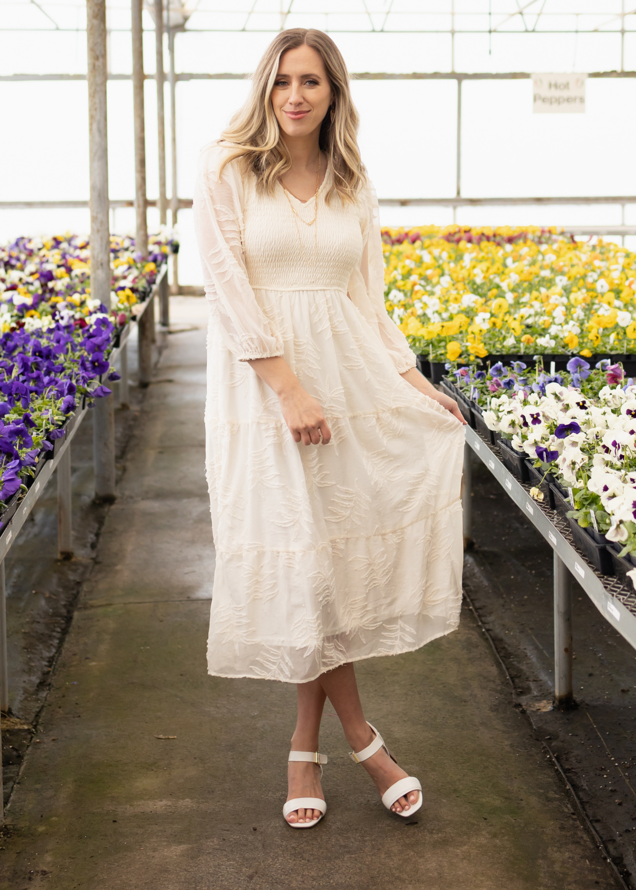 Maddison Cream Dress