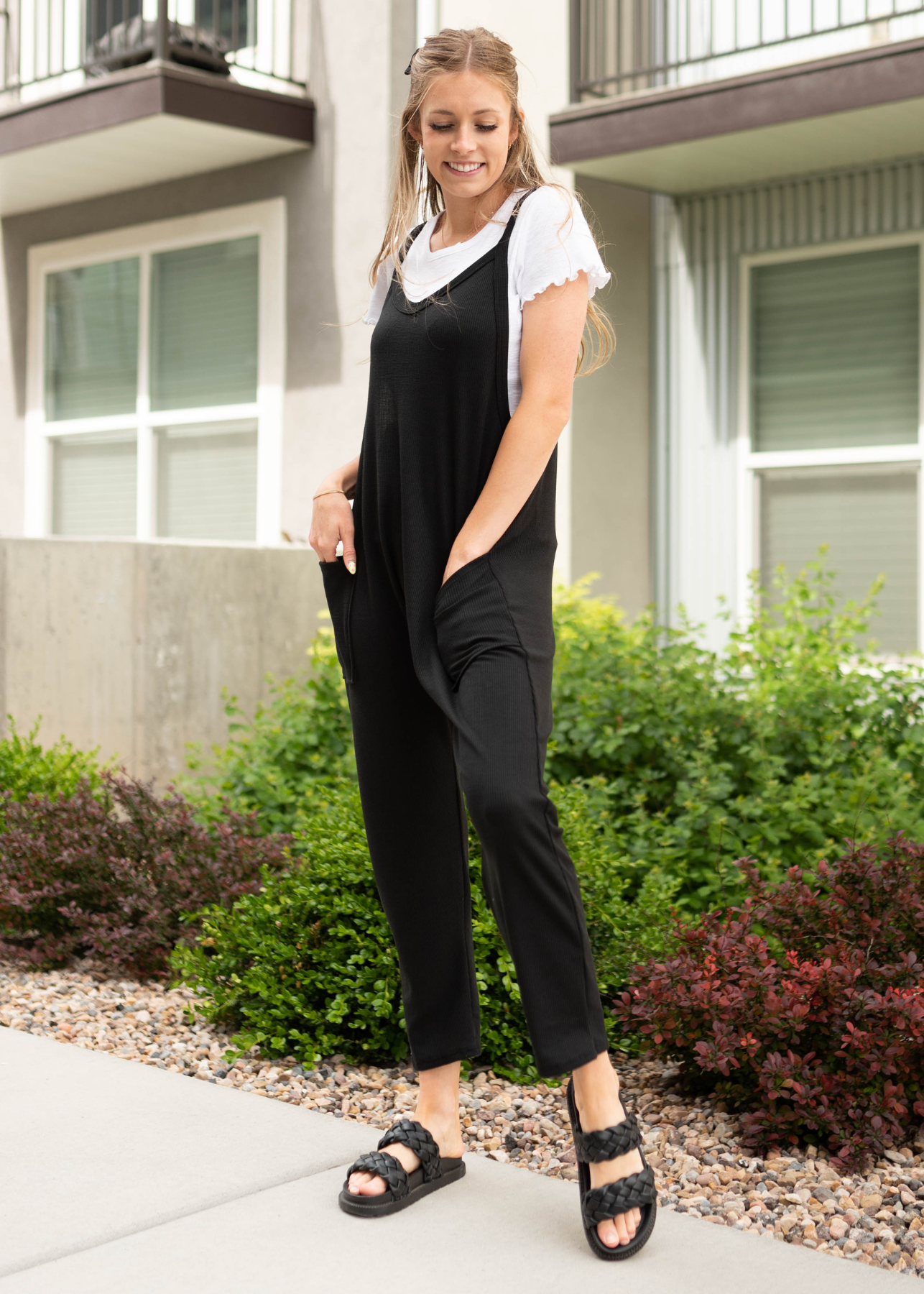 Josephine Black Jumpsuit
