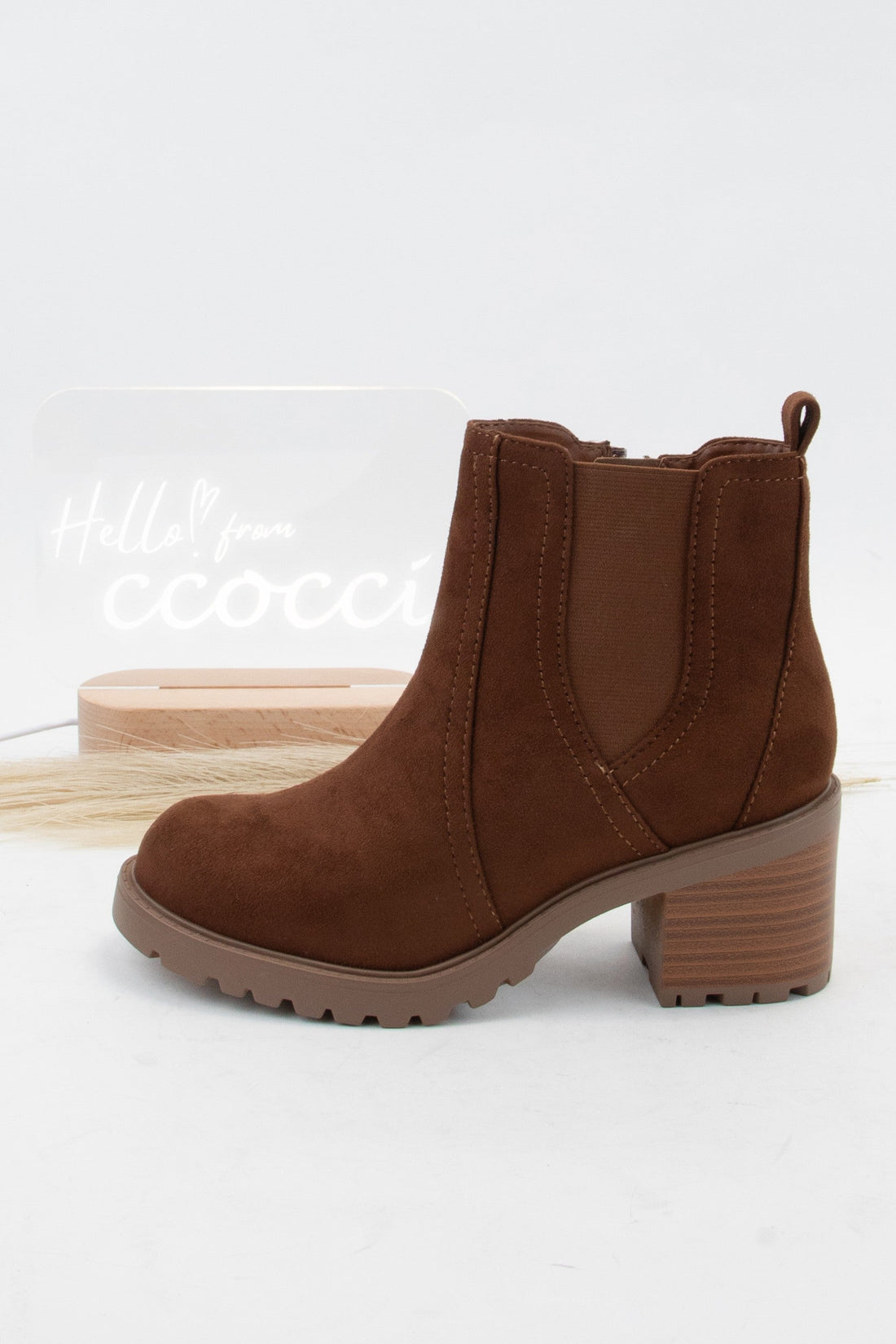 Lura Walnut Chelsea Boot