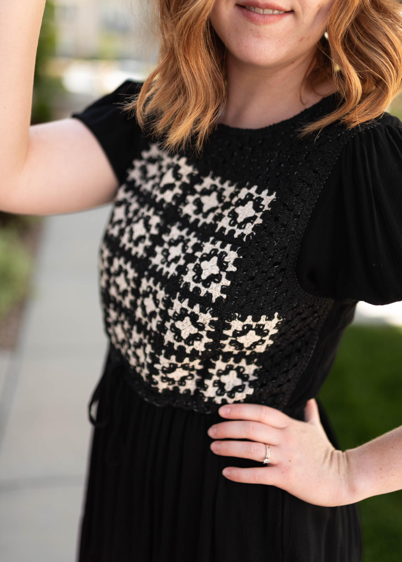 Adrianna Black Dress