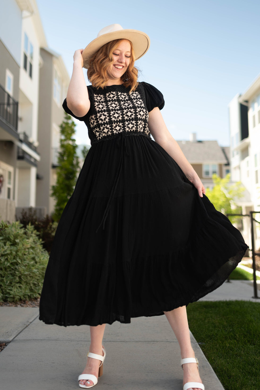 Adrianna Black Dress