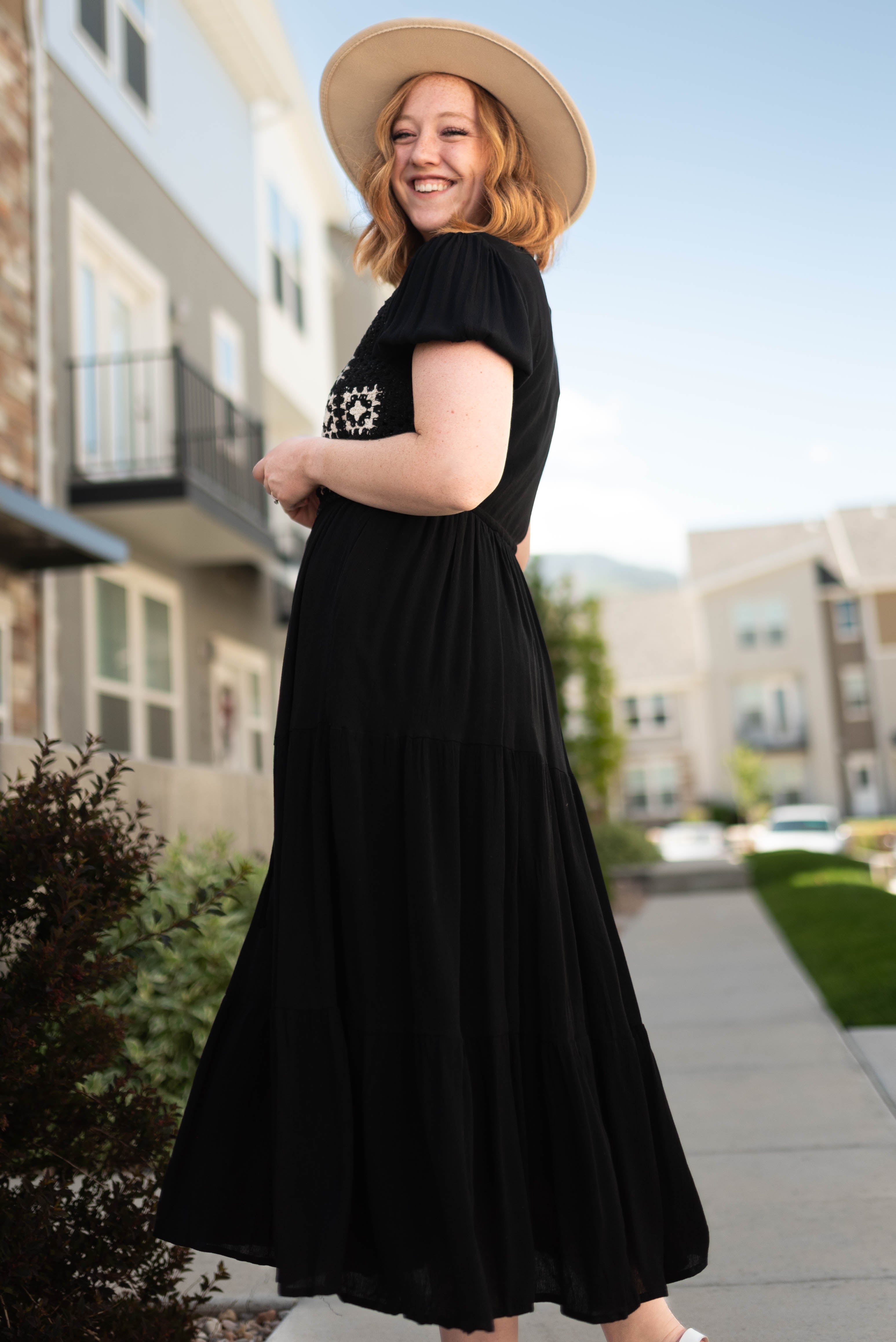Adrianna Black Dress