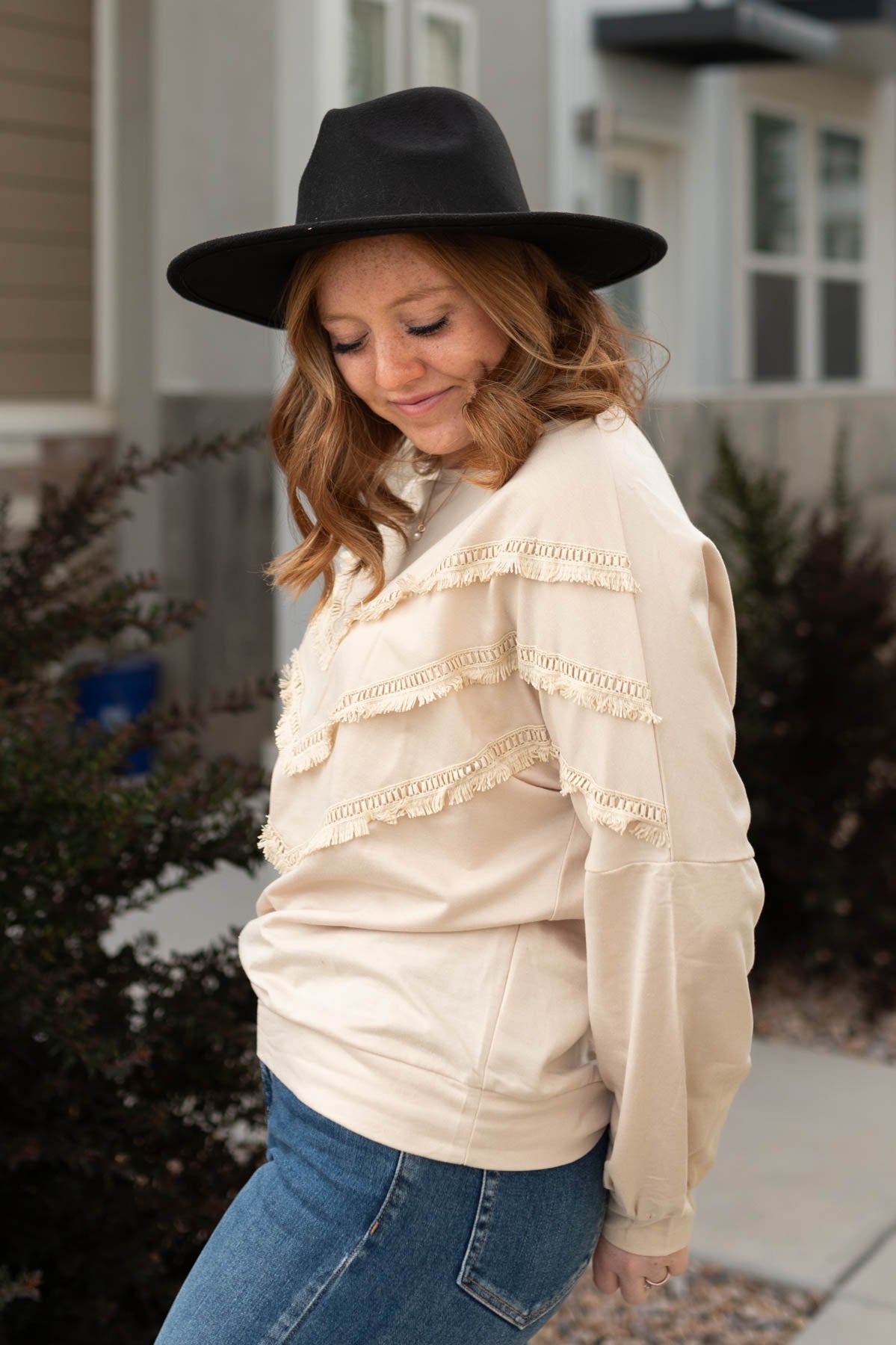 Ainslee Beige Pullover