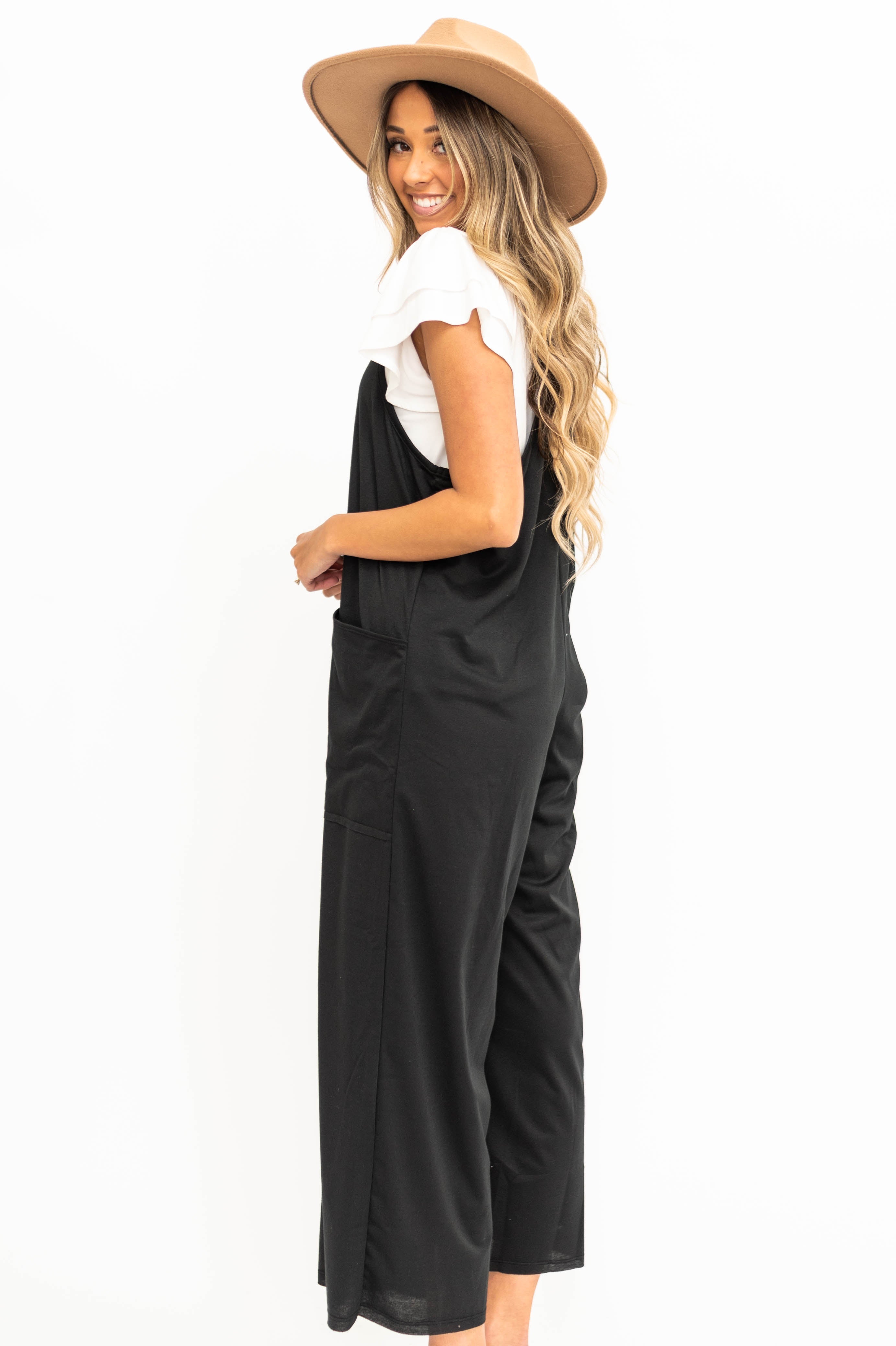Aisha Black Jumpsuit