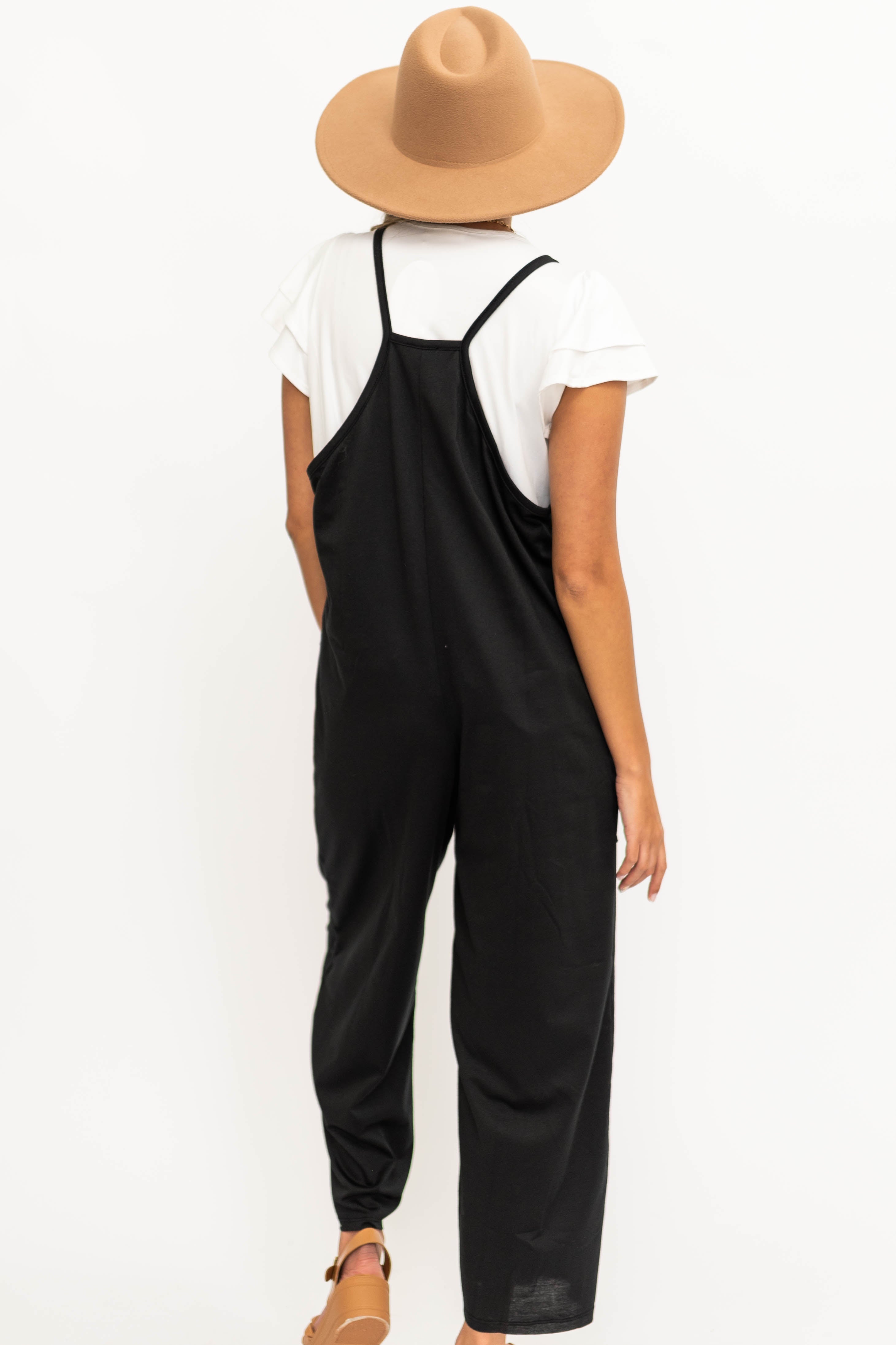 Aisha Black Jumpsuit
