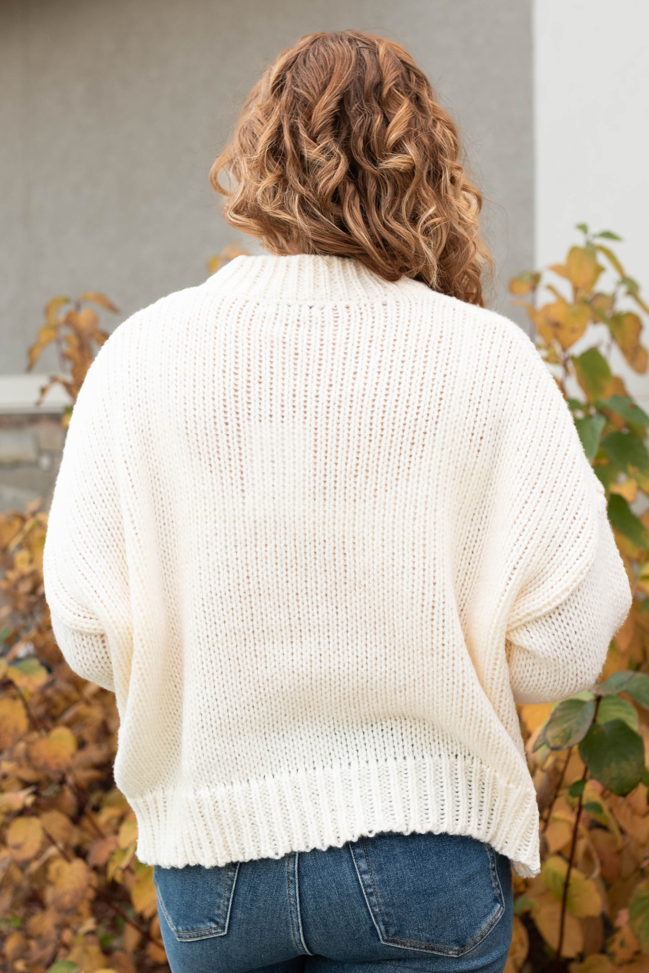Alaiyah Cream Flower Sweater