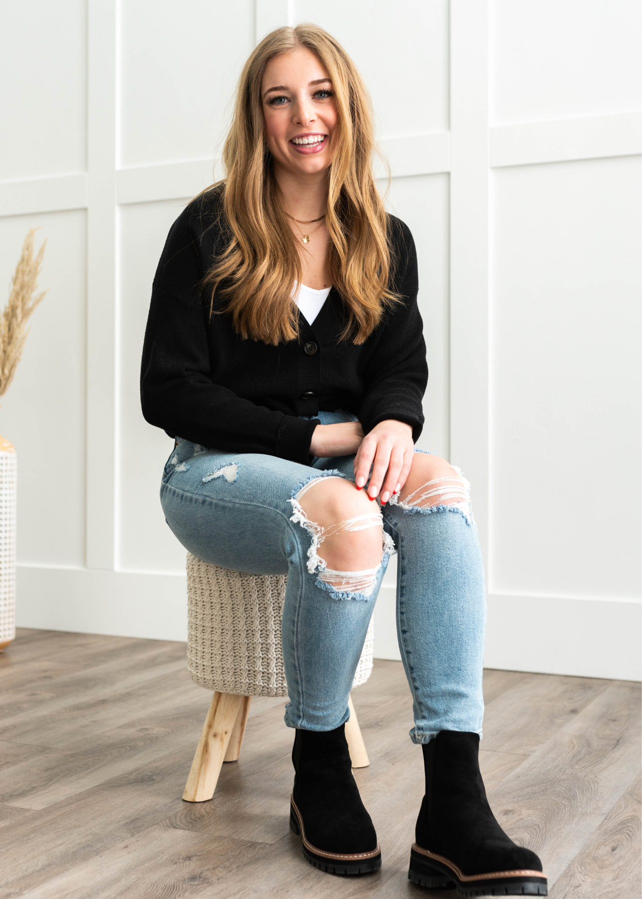 Albany Black Cardigan