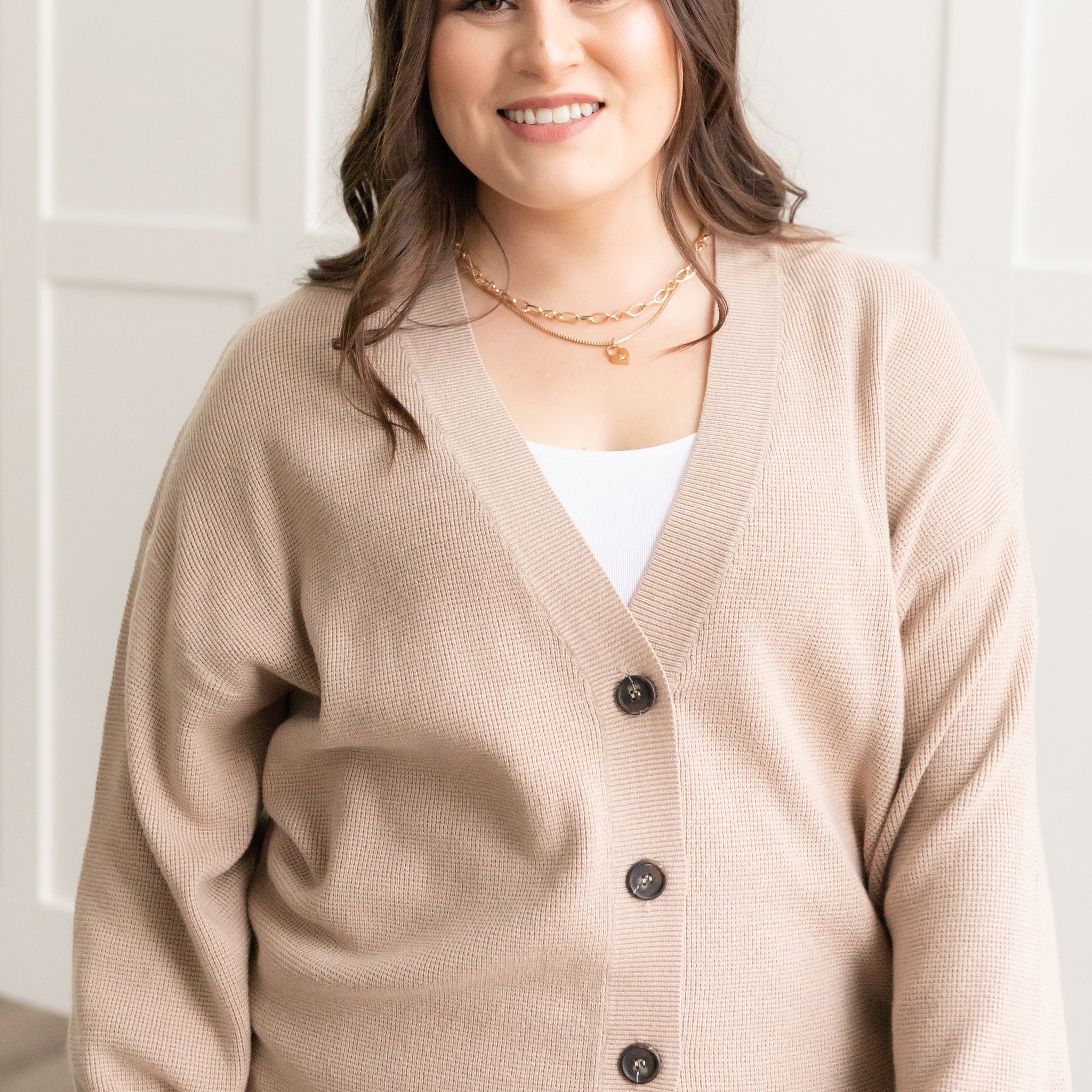 Albany Light Mocha Cardigan