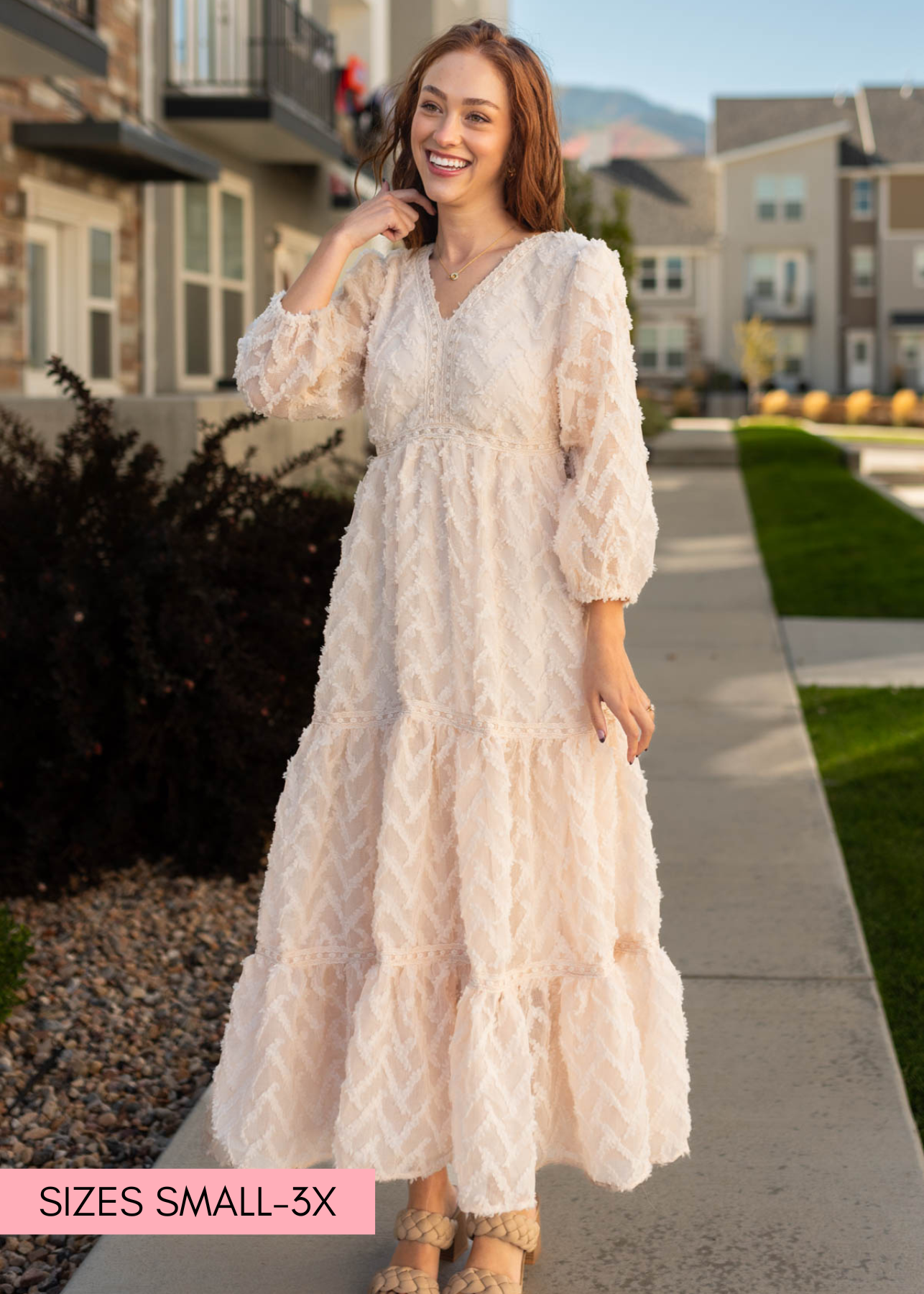 Alessia Cream Dress