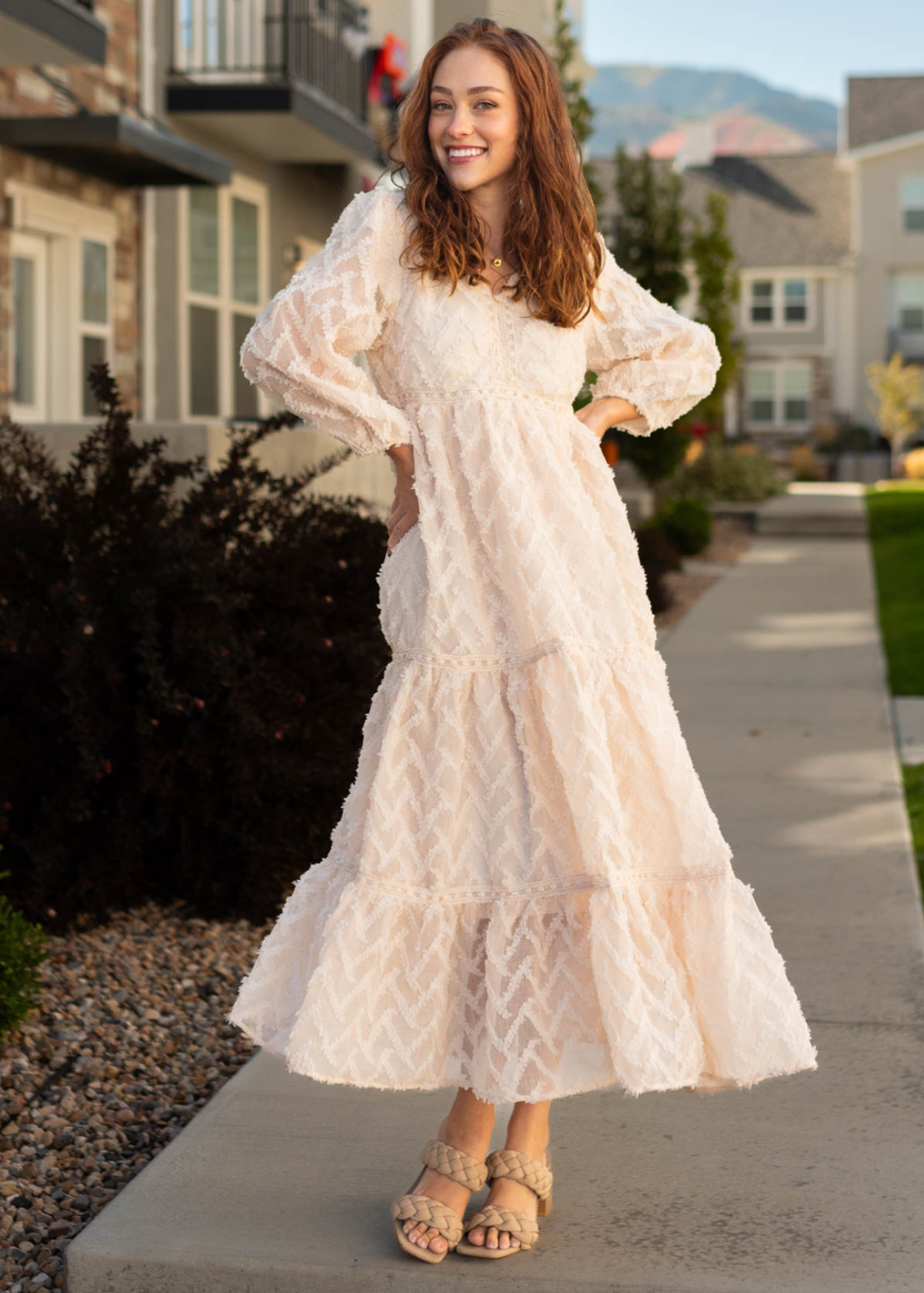 Alessia Cream Dress
