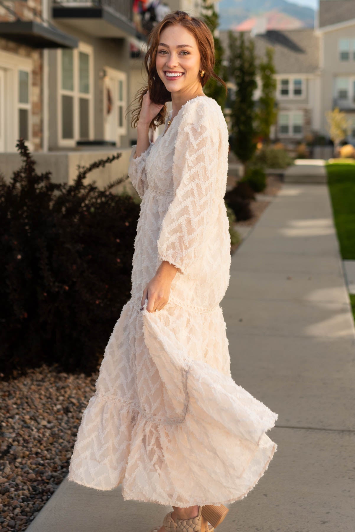 Alessia Cream Dress