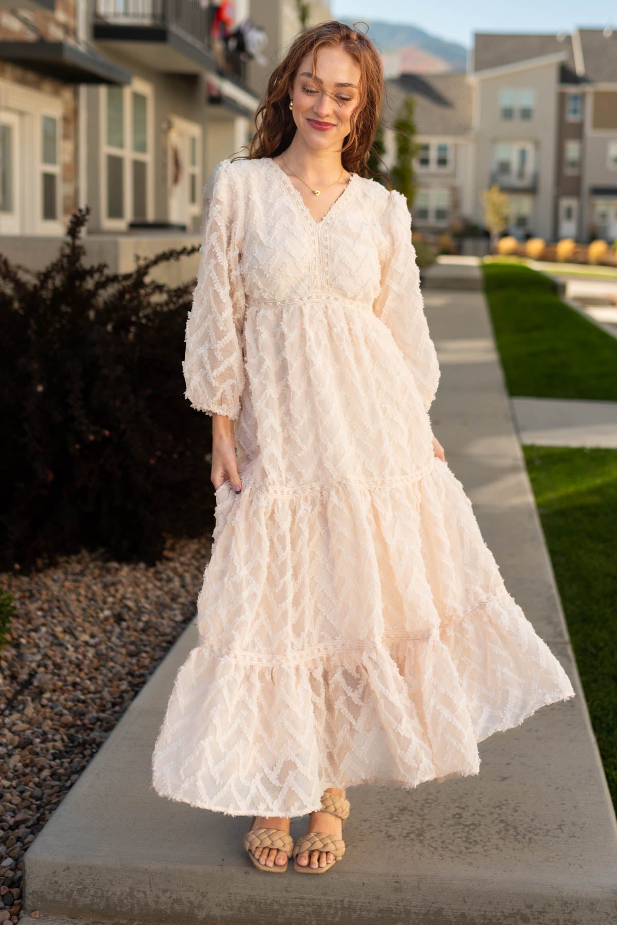 Alessia Cream Dress
