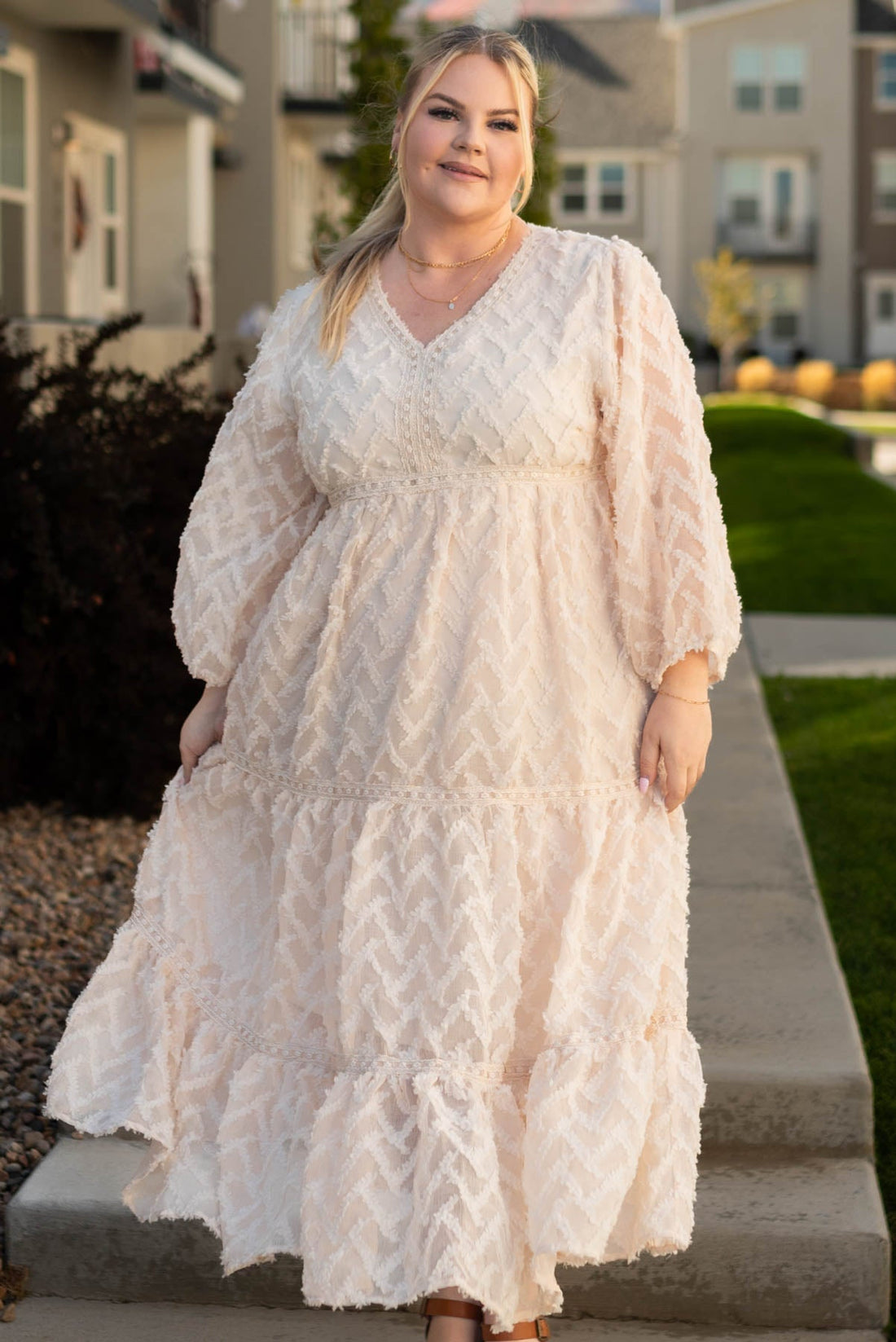 Alessia Cream Dress