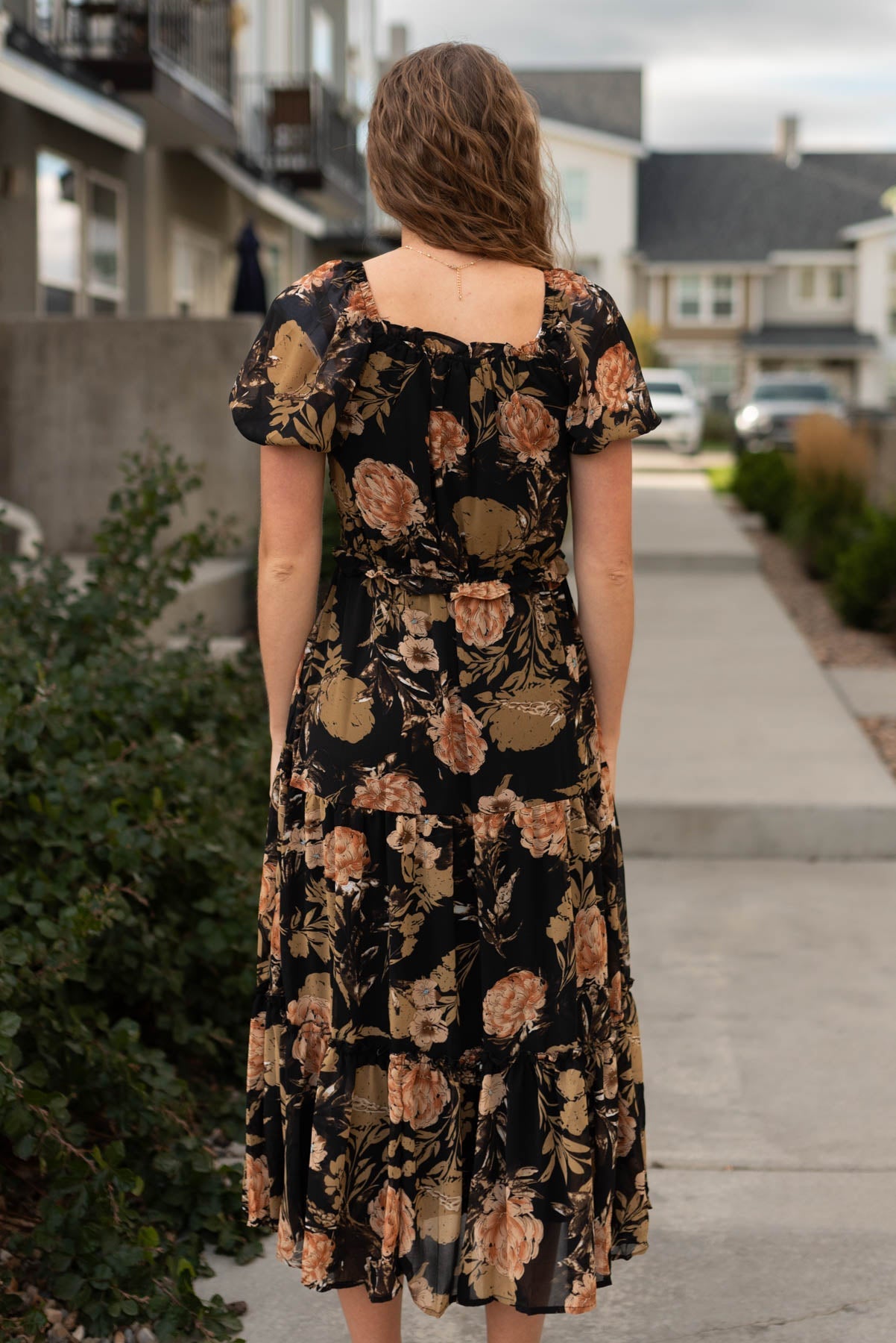 Alice Black Floral Dress