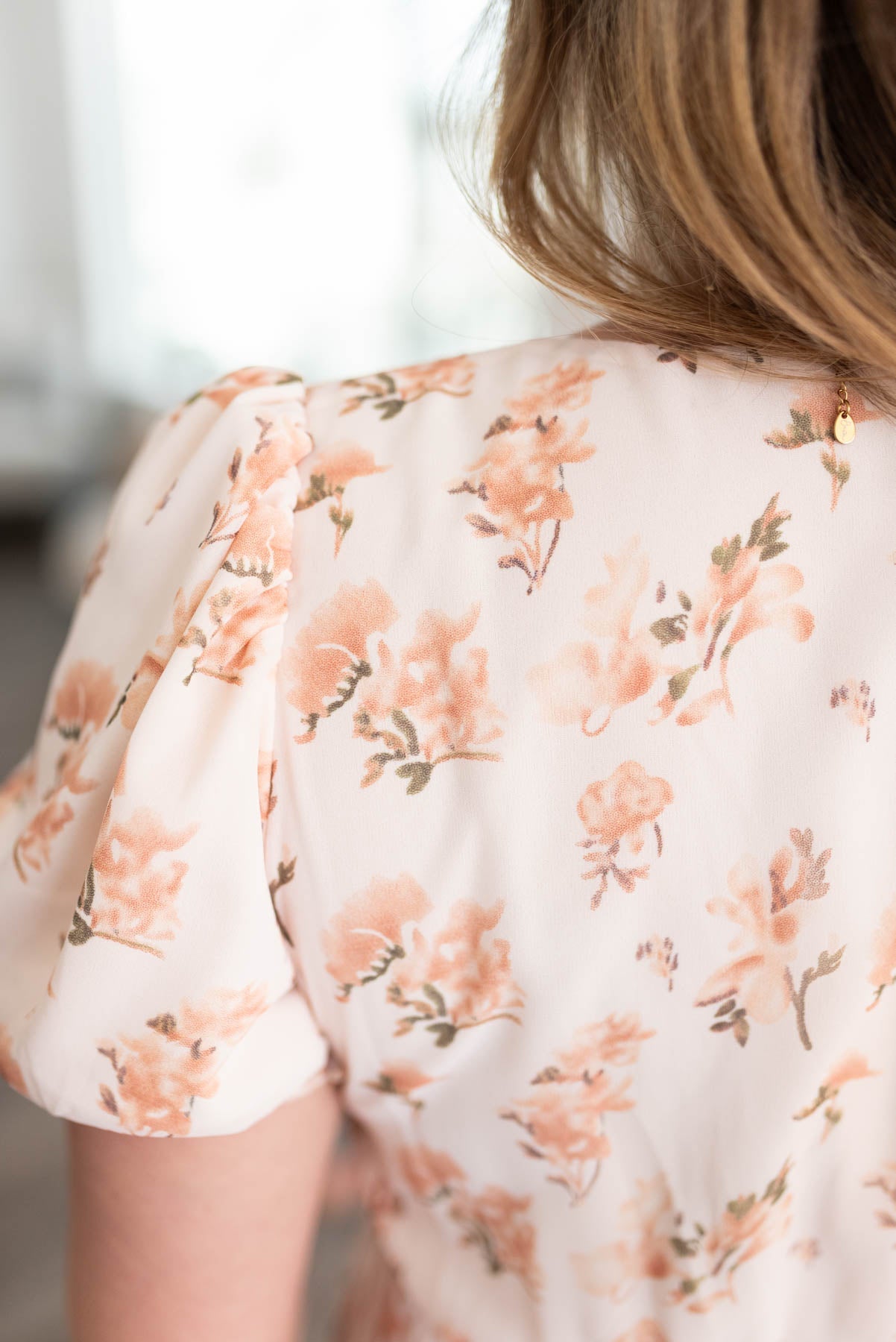 Alina Cream Floral Dress