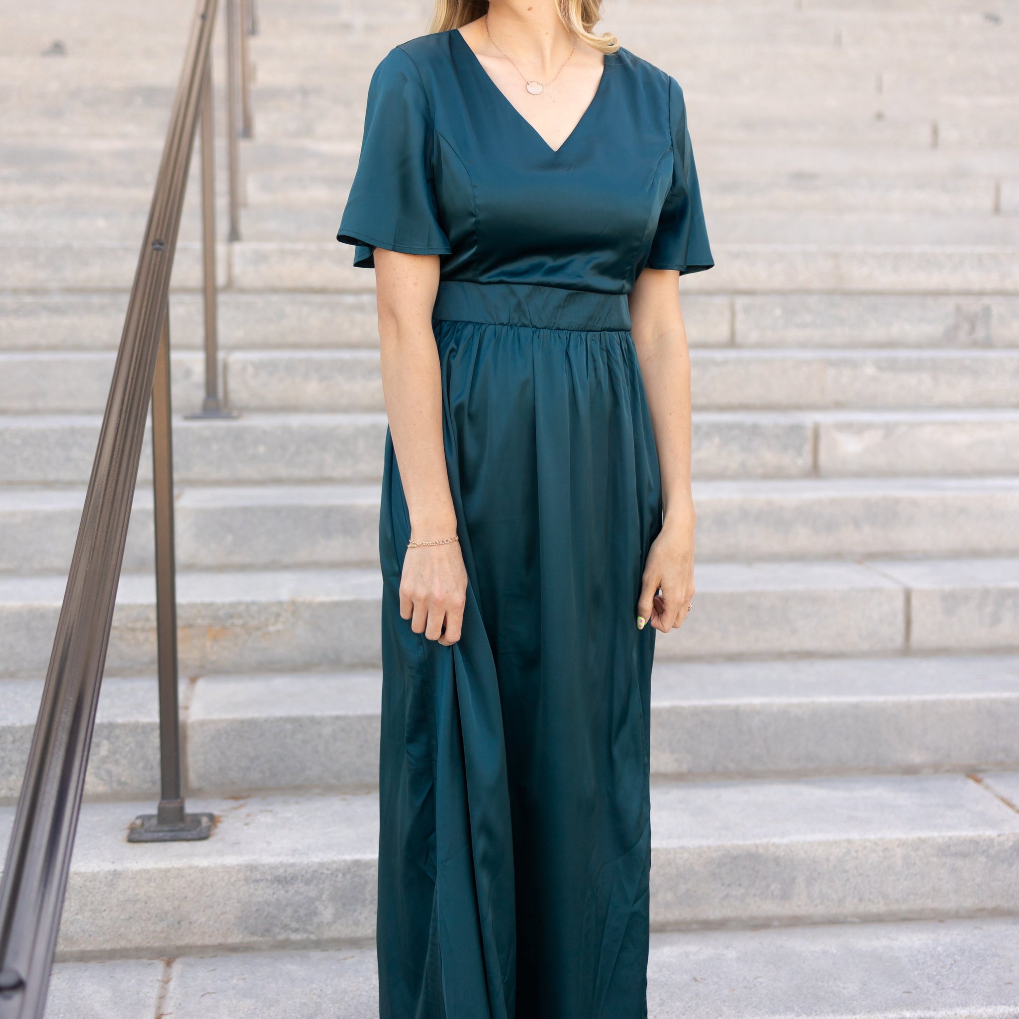Alissa Deep Teal Dress