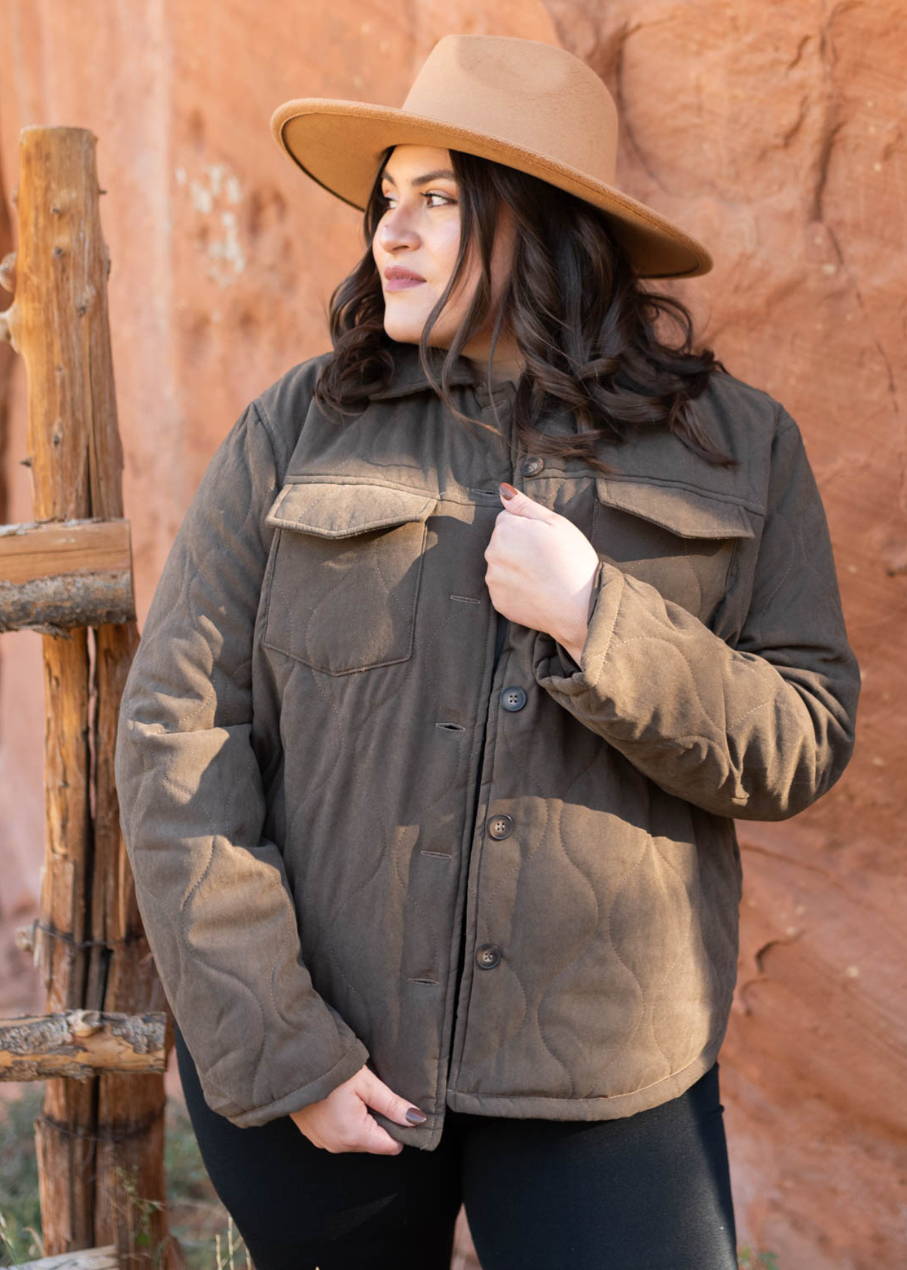 Alona Dark Brown Coat