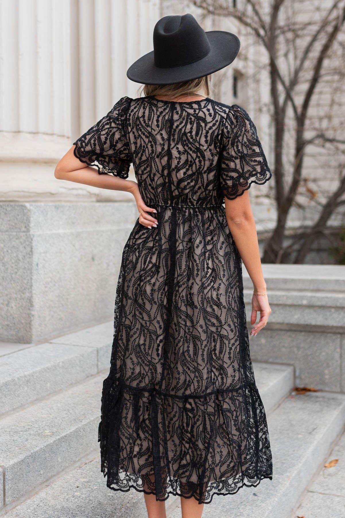 Amberly Black Dress