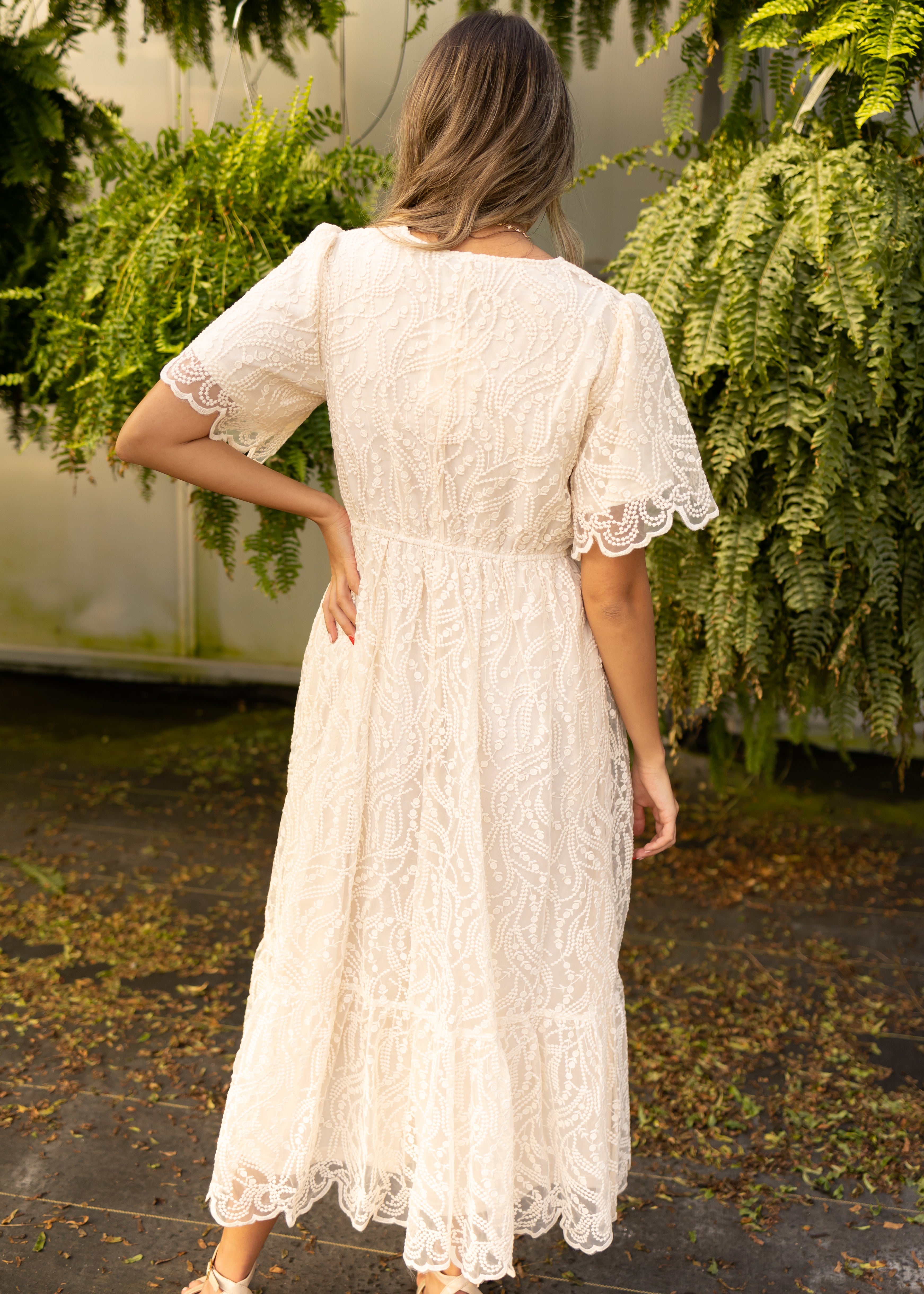 Amberly Cream Dress